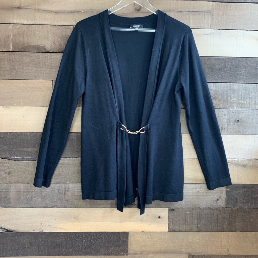 Long Sleeve Black Cardigan